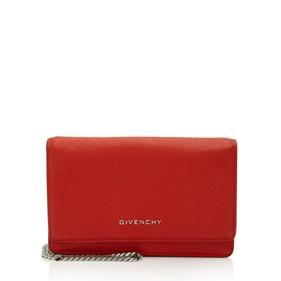 Givenchy Leather Pandora Wallet On Chain - Picture 1 of 16